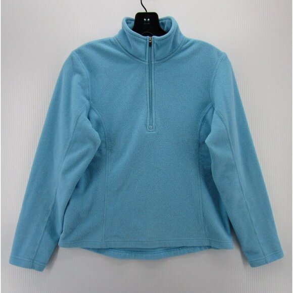 VINTAGE LL Bean Jacket Small Fleece 1/4 Zip Pullover Windbreaker - Picture 1 of 9